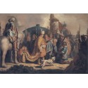 David Presents the Head of Goliath to King Saul 1627 by Rembrandt...