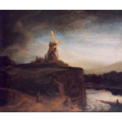 The Mill 1648 by Rembrandt Harmenszoon van Rijn-Art gallery oil...