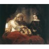 Jacob Blessing the Children of Joseph 1656 by Rembrandt...