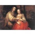 The Jewish Bride 1665 by Rembrandt Harmenszoon van Rijn-Art...