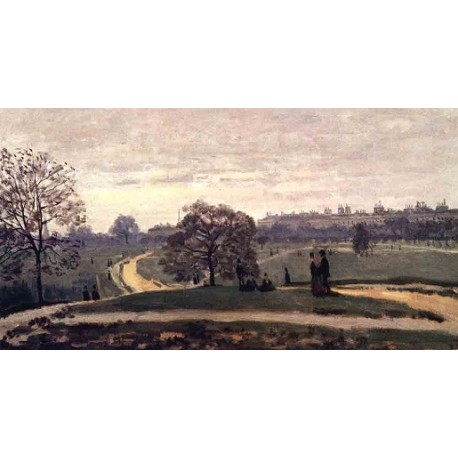Hyde Park London by Claude Oscar Monet - Art gallery oil painting...