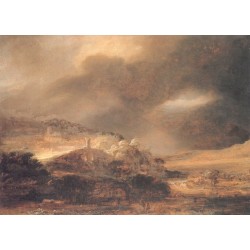 Landscape 1640 by Rembrandt Harmenszoon van Rijn-Art gallery oil...