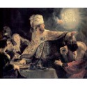 The Feast of Belshazzar- The Writing on the Wall 1635 by Rembrandt...