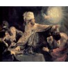 The Feast of Belshazzar- The Writing on the Wall 1635 by Rembrandt...