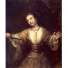 Lucretia 1664 by Rembrandt Harmenszoon van Rijn-Art gallery oil painting reproductions