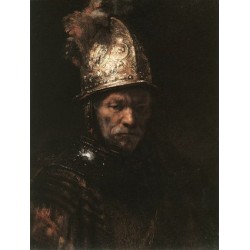 Man in a Gold Hat 1650 by Rembrandt van Rijn--Art gallery oil...