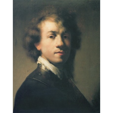 Self Portrait, Young by Rembrandt Harmenszoon van Rijn-Art gallery...