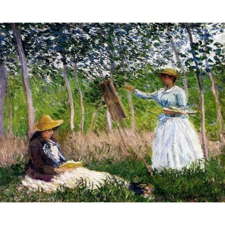 In the Woods at Giverny by Claude Oscar Monet - Art gallery oil...