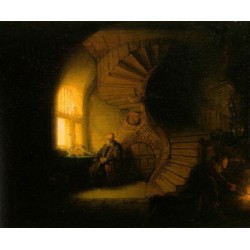 Philosopher in Meditation 1632 by Rembrandt Harmenszoon van...