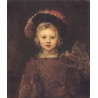 Portrait  of a Boy 1665-1660 by Rembrandt Harmenszoon van Rijn-Art...