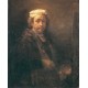 Self Portrait at an Easel 1669 by Rembrandt Harmenszoon van Rijn-Art gallery oil painting reproductions