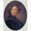 Self Portrait 1633 by Rembrandt Harmenszoon van Rijn-Art gallery...