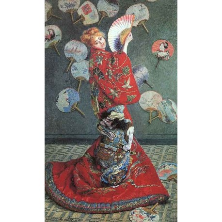 La Japonaise Costume by Claude Oscar Monet - Art gallery oil painting reproductions