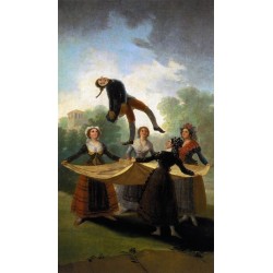 The Straw Manikin by Francisco de Goya-Art gallery oil painting...