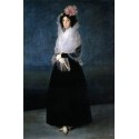 The Marquesa de la Solana by Francisco de Goya-Art gallery oil...