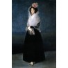 The Marquesa de la Solana by Francisco de Goya-Art gallery oil...