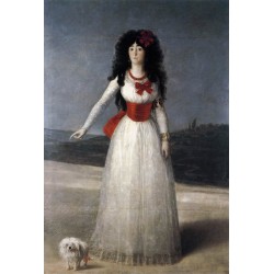 The Duchess of Alba by Francisco de Goya-Art gallery oil painting...