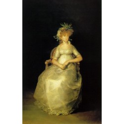 Countess of Chinchon by Francisco de Goya-Art gallery oil painting...