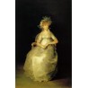 Countess of Chinchon by Francisco de Goya-Art gallery oil painting...