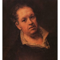 Self Portrait by Francisco de Goya-Art gallery oil painting...