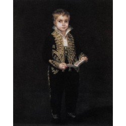 Portrait of Victor Guye by Francisco de Goya-Art gallery oil...