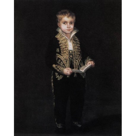 Portrait of Victor Guye by Francisco de Goya-Art gallery oil...