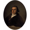 Portrait of Martin Zapater by Francisco de Goya-Art gallery oil...