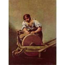 El Afilador by Francisco de Goya-Art gallery oil painting...