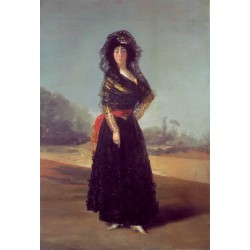 Duchess of Alba by Francisco de Goya-Art gallery oil painting...