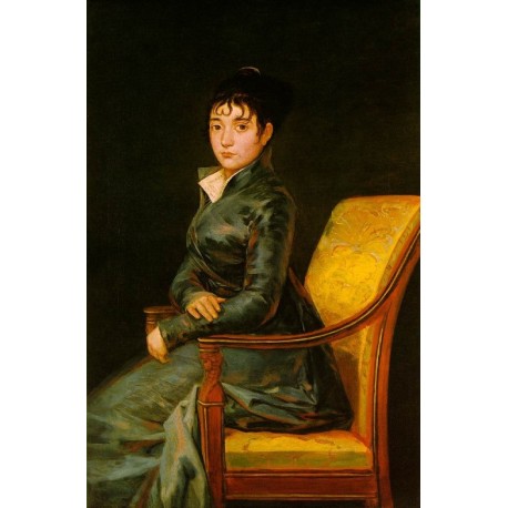 Dona Teresa Sureda by Francisco de Goya-Art gallery oil painting...