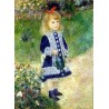 A Girl with a Watering Can by Pierre Auguste Renoir-Art gallery...