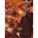 At the Theatre by Pierre Auguste Renoir-Art gallery oil painting...