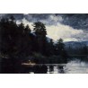 Adirondack Lake by Winslow Homer - Art gallery oil painting reproductions