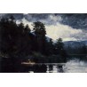 Adirondack Lake by Winslow Homer - Art gallery oil painting...