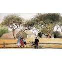 Children on a Fence by Winslow Homer - Art gallery oil painting...