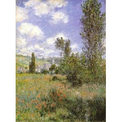 lle Saint Martin Vetheuil by  Claude Oscar Monet - Art gallery oil...