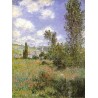 lle Saint Martin Vetheuil by  Claude Oscar Monet - Art gallery oil...