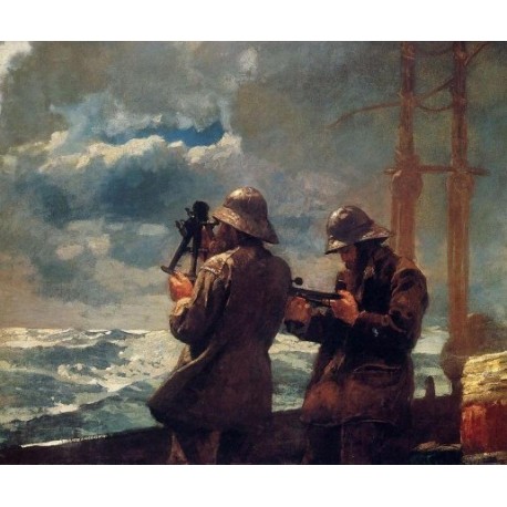 Eight Bells by Winslow Homer - Art gallery oil painting reproductions