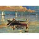 Gloucester Harbor by Winslow Homer - Art gallery oil painting...