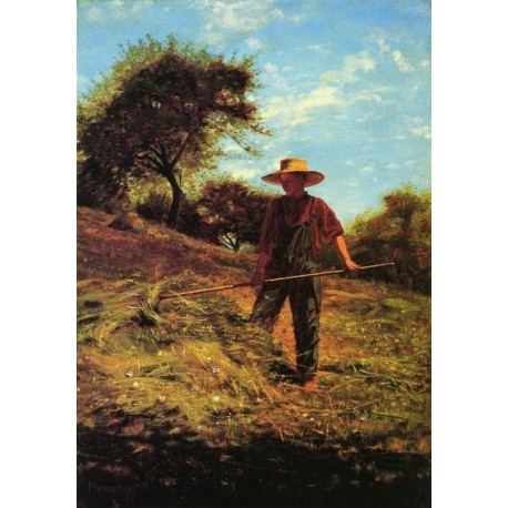 Haymaking by Winslow Homer - Art gallery oil painting reproductions