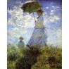 Madame Monet and Her Son by  Claude Oscar Monet - Art gallery oil...
