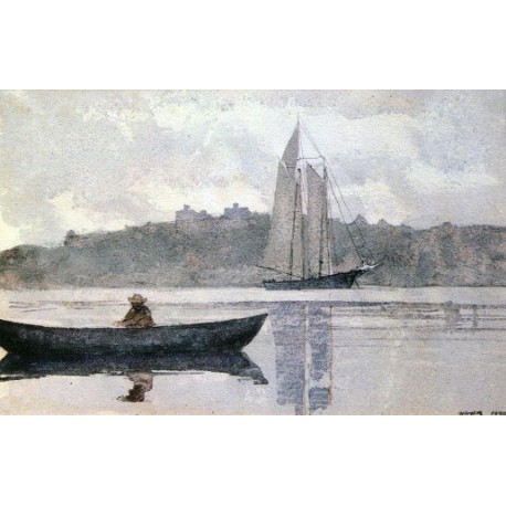 Reflections Winslow Homer - Art gallery oil painting reproductions