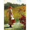Returning From The Spring by Winslow Homer - Art gallery oil...
