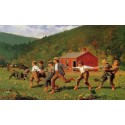 Snap the Whip I by Winslow Homer - Art gallery oil painting...