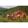Snap the Whip I by Winslow Homer - Art gallery oil painting reproductions