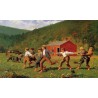 Snap the Whip I by Winslow Homer - Art gallery oil painting...