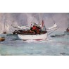 Sponge Boats, Key West by Winslow Homer - Art gallery oil painting...