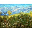Palm Trees at Bordighera by  Claude Oscar Monet - Art gallery oil...