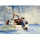 Sponge Fishing by Winslow Homer - Art gallery oil painting reproductions