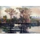 St. John's River, Florida by Winslow Homer - Art gallery oil painting reproductions